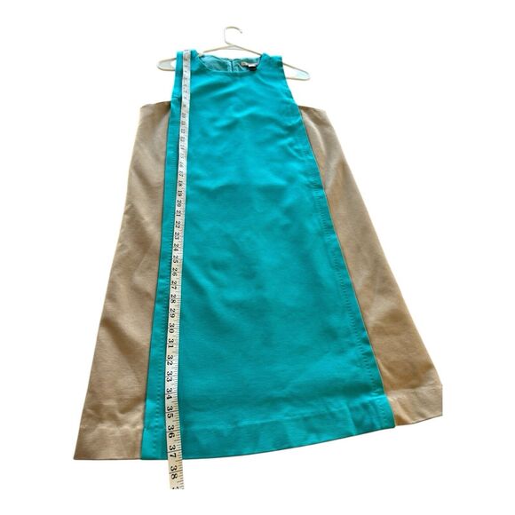 Mango Suit Dress Large Women’s Sheath Colorblock Knit Pencil Sleeveless Career - Picture 3 of 9